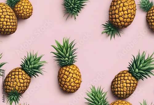 Fresh and Juicy Pineapples