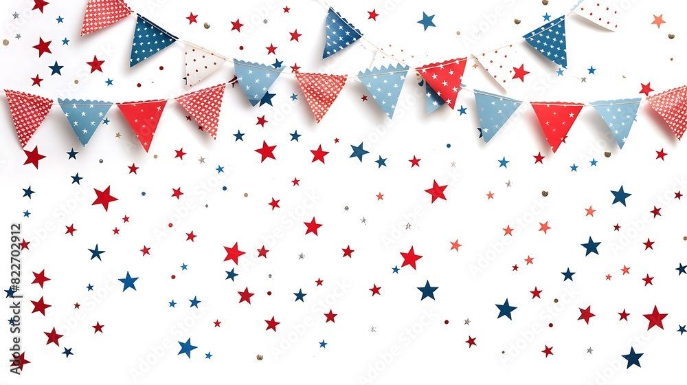 Fototapeta premium us, flag, freedom, abstract, celebration, memorial, patriotism, veteran, american flag, design, symbol, background, day, 4th july, event, july, illustration, blue, america, american, poster, decoratio