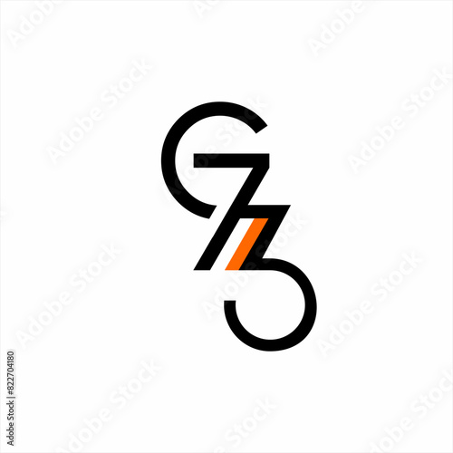 G73 logo design simple modern abstract.
