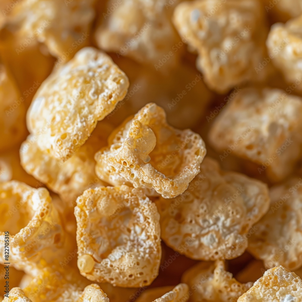 Macro food shot on the texture of cereal. Copy space area for text. Background, banner, template, events card. Macro food shot on the texture of cereal. Copy space area for text. Background, banner, template, events card.