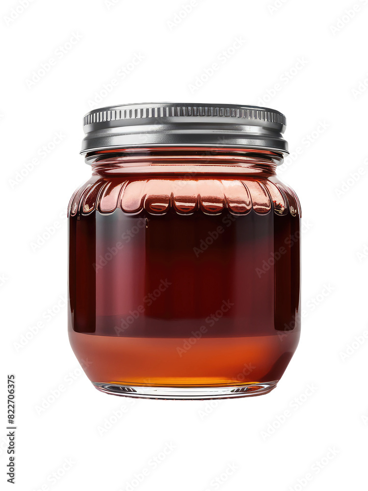isolated png honey jar mockup, GENERATIVE AI isolated png honey jar mockup, GENERATIVE AI