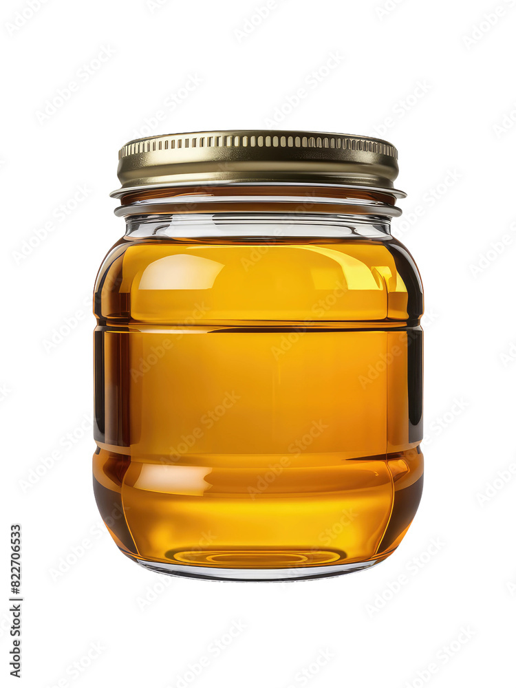 isolated png honey jar mockup, GENERATIVE AI isolated png honey jar mockup, GENERATIVE AI