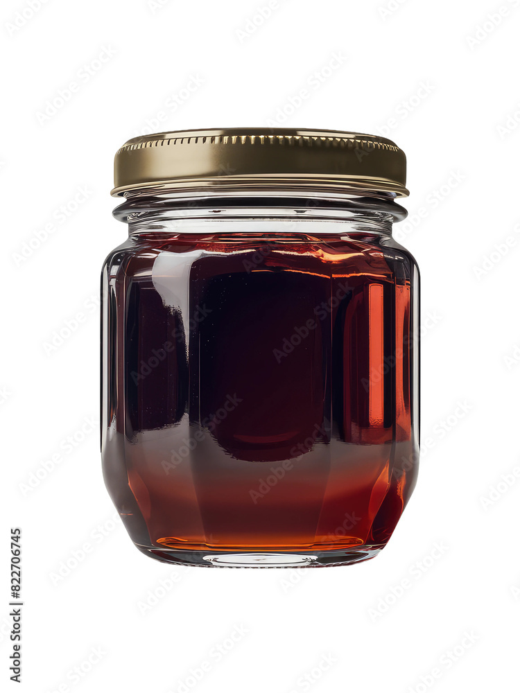 isolated png honey jar mockup, GENERATIVE AI isolated png honey jar mockup, GENERATIVE AI