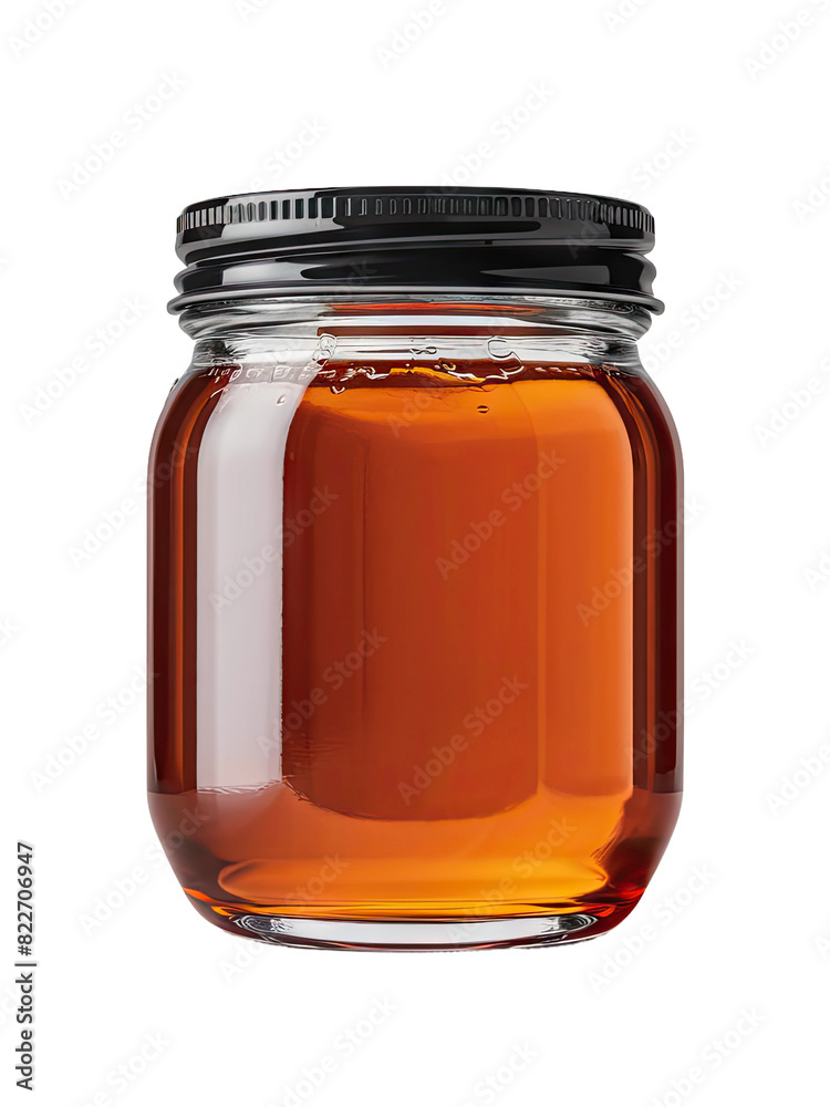 isolated png honey jar mockup, GENERATIVE AI isolated png honey jar mockup, GENERATIVE AI