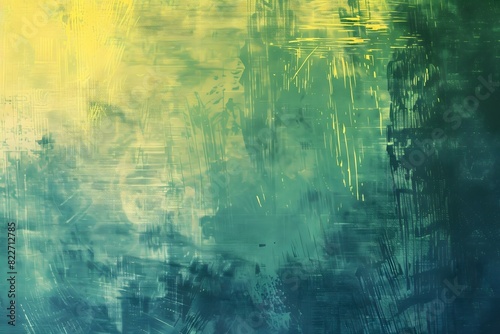 Vintage Abstract Background with Grunge Texture and Colorful Strokes