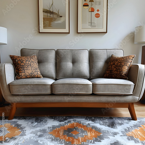 3 seat sofa cairo beige, nordic design, 