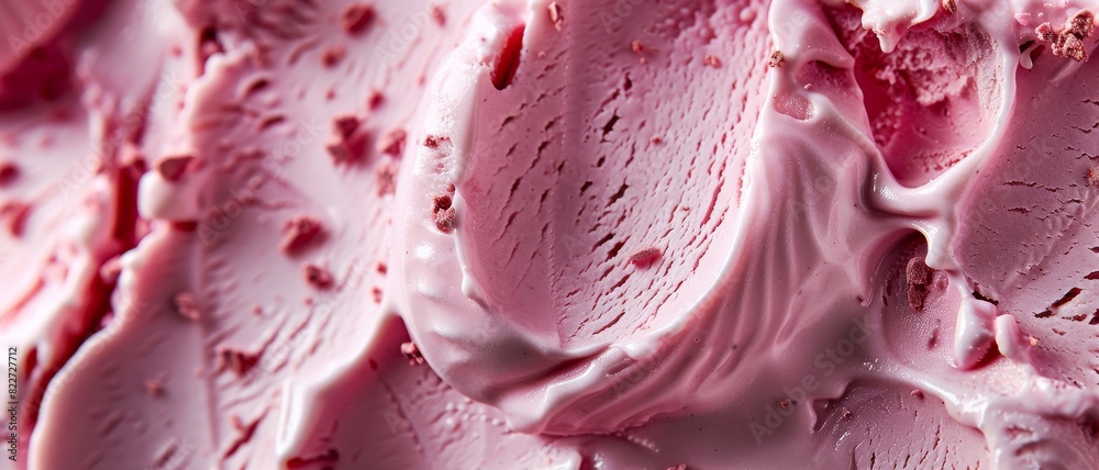 Macro food shot on the texture of ice cream. Copy space area for text. Background, banner, template, events card. Macro food shot on the texture of ice cream. Copy space area for text. Background, banner, template, events card.