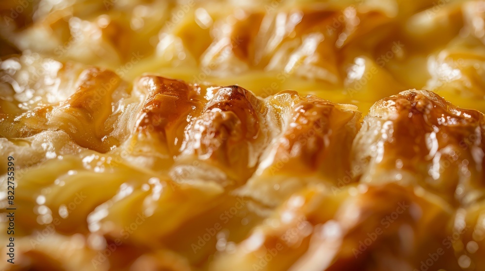 Macro food shot on the texture of pie. Copy space area for text. Background, banner, template, events card. Macro food shot on the texture of pie. Copy space area for text. Background, banner, template, events card.
