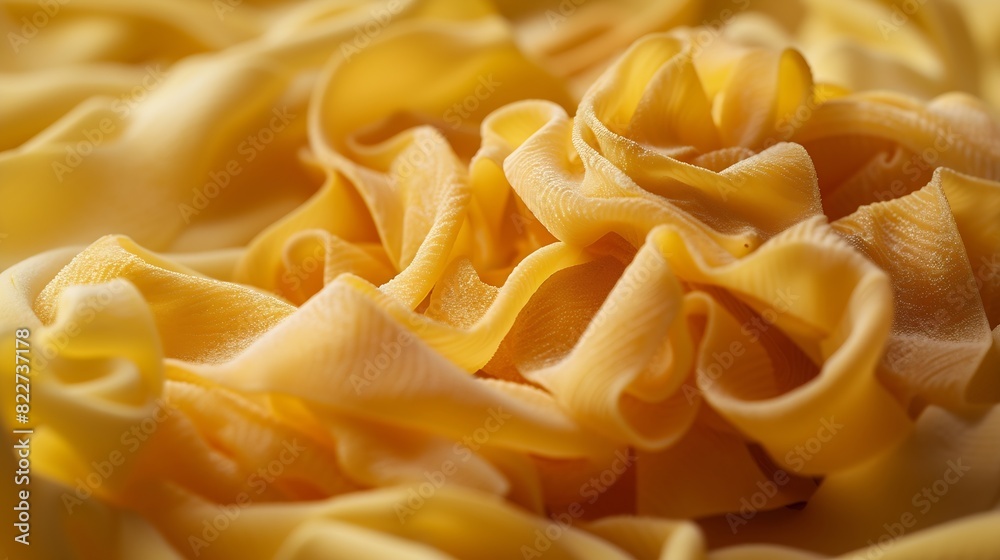 Raw pasta closeup Pasta background : Generative AI