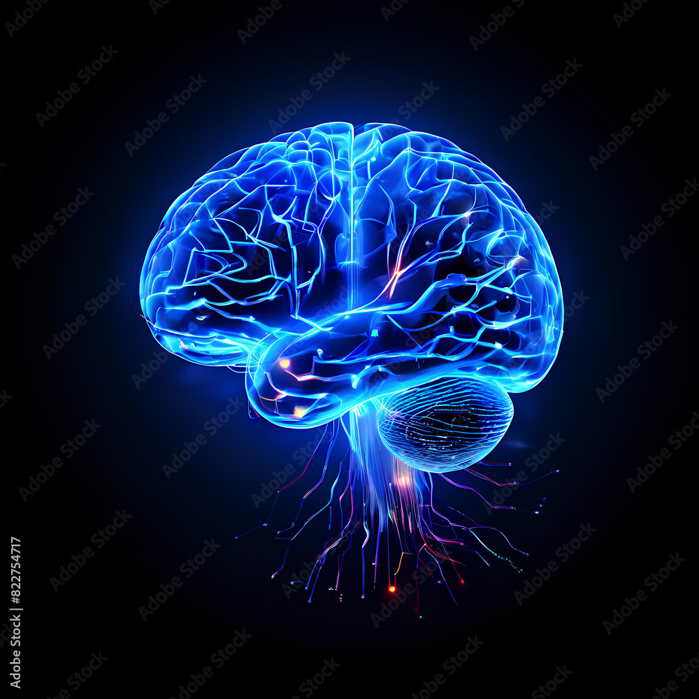 3d rendered illustration of a brain 3d rendered illustration of a brain