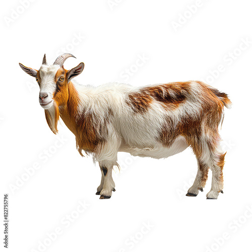 A goat isolated on transparent background cutout