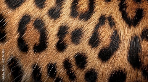 leopard or cheetah animal print fur texture seamless pattern background digital illustration