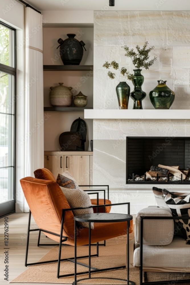 fireplace, interior, home, room, fire, house, wood, Modern living room small rest area, indoor partial rest area close-up fireplace, interior, home, room, fire, house, wood, Modern living room small rest area, indoor partial rest area close-up