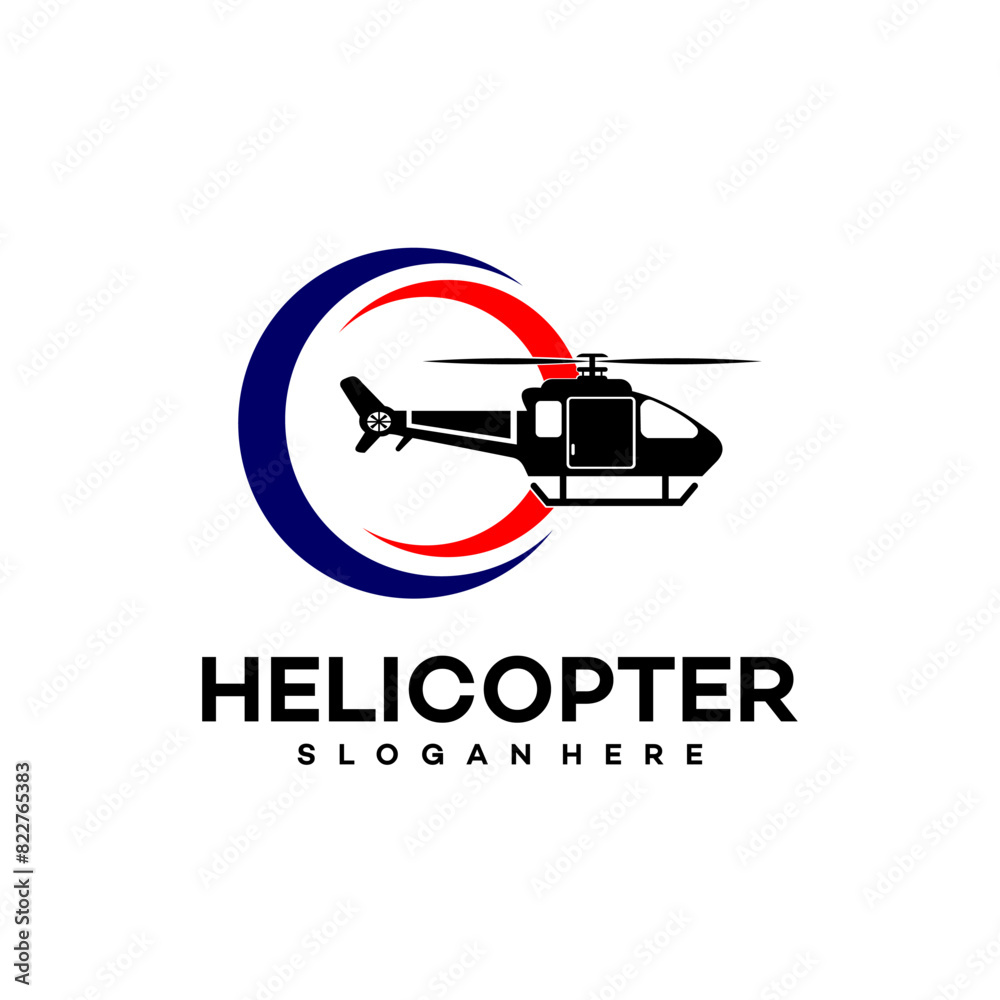 helicopter logo vector template illustration design helicopter logo vector template illustration design