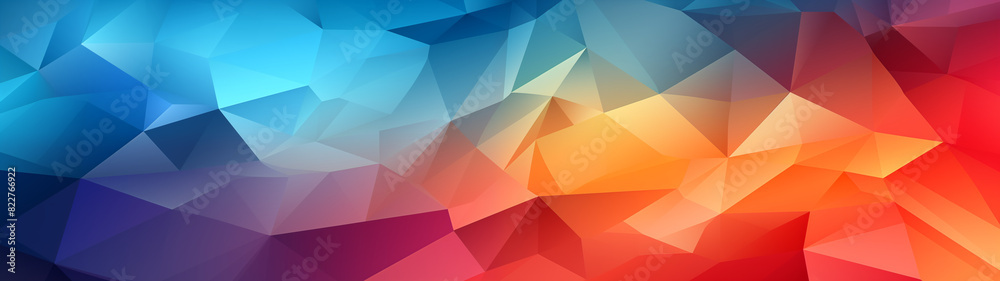 Colorful Abstract Polygonal Design Colorful Abstract Polygonal Design