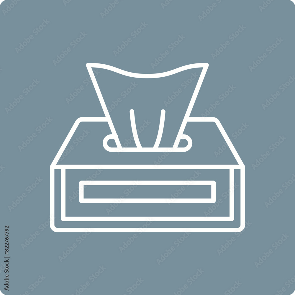 Tissue Box Icon Tissue Box Icon