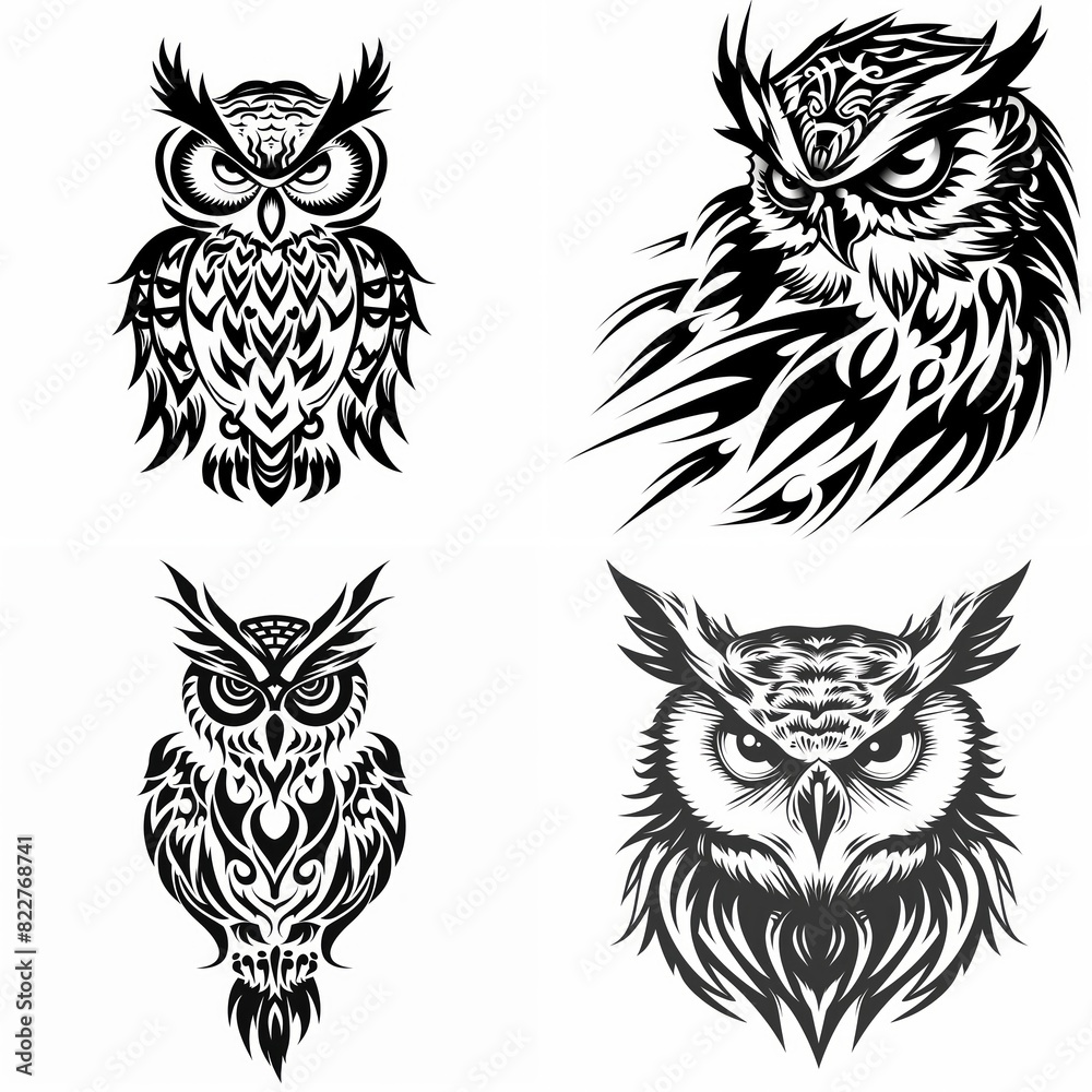 Coloring tatoo style black and white ilustration vector
