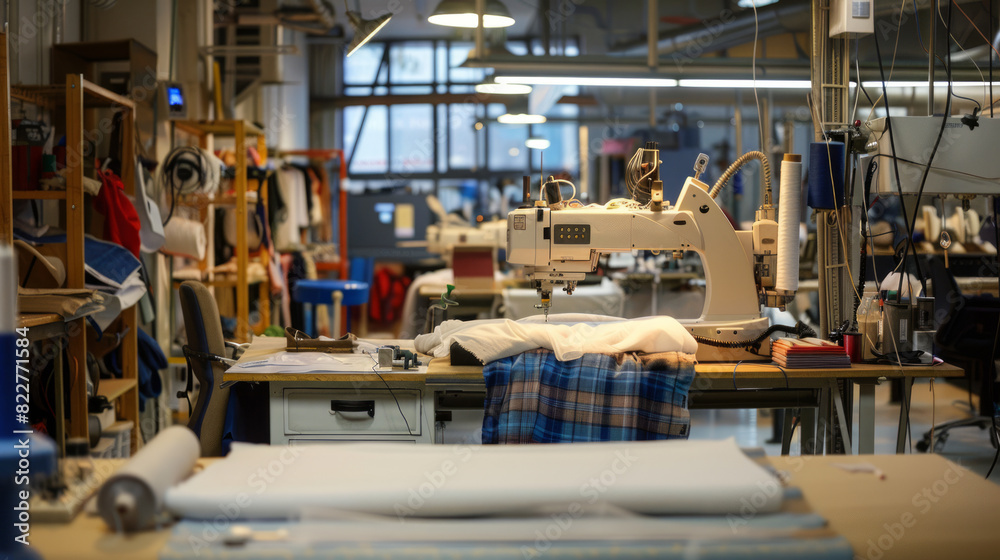 Factory Exhibits Showcasing Innovative Products Made with Sewing and Injection Technologies
