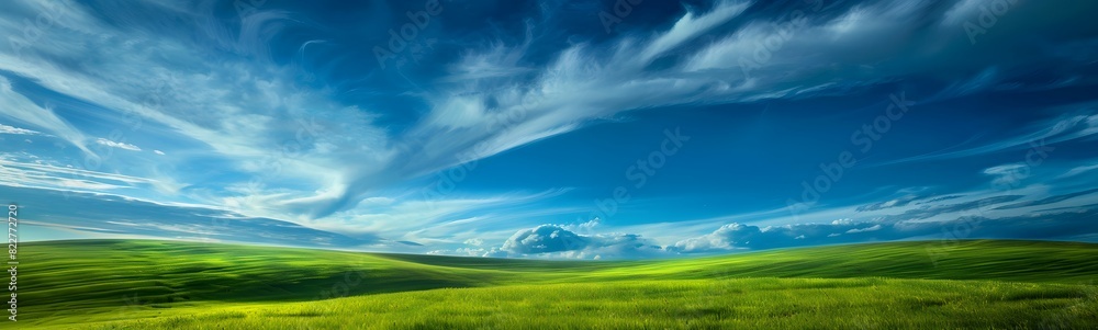 beautiful meadow with clear sky beautiful meadow with clear sky