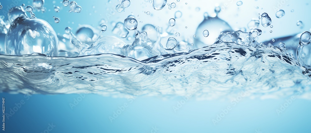 Closeup view of clear, sparkling oxygen bubbles rising in a glass of mineral water, symbolizing freshness, hydration, and health benefits associated with enriched drinking water Closeup view of clear, sparkling oxygen bubbles rising in a glass of mineral water, symbolizing freshness, hydration, and health benefits associated with enriched drinking water