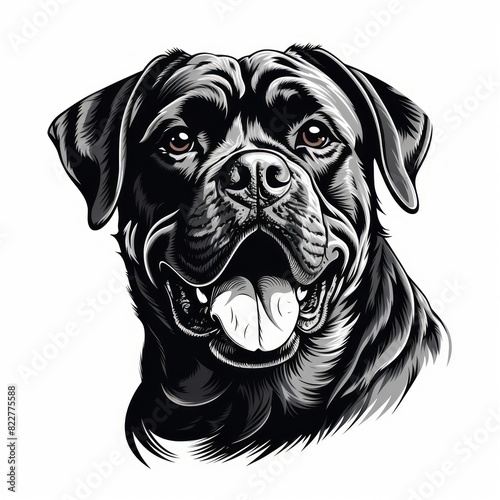 Coloring tatoo style black and white ilustration vector 