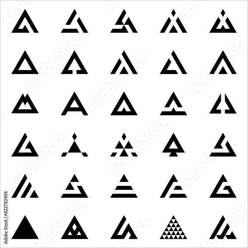 Free Download Triangle logo design inspiration - GFXLoad