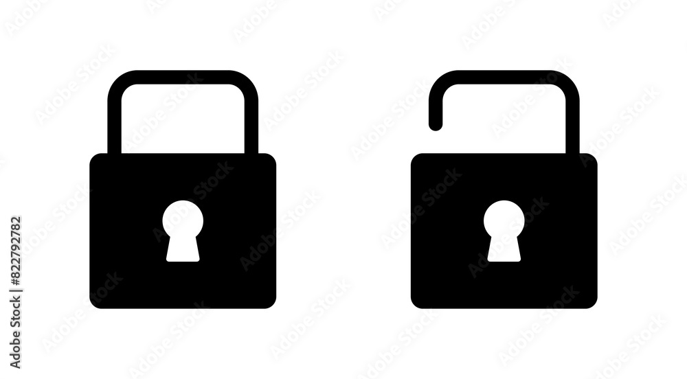 Lock icon set. Padlock icon vector. Encryption icon. Security symbol Lock icon set. Padlock icon vector. Encryption icon. Security symbol