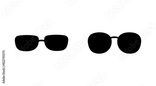 Glasses icon set. Glasses vector icon