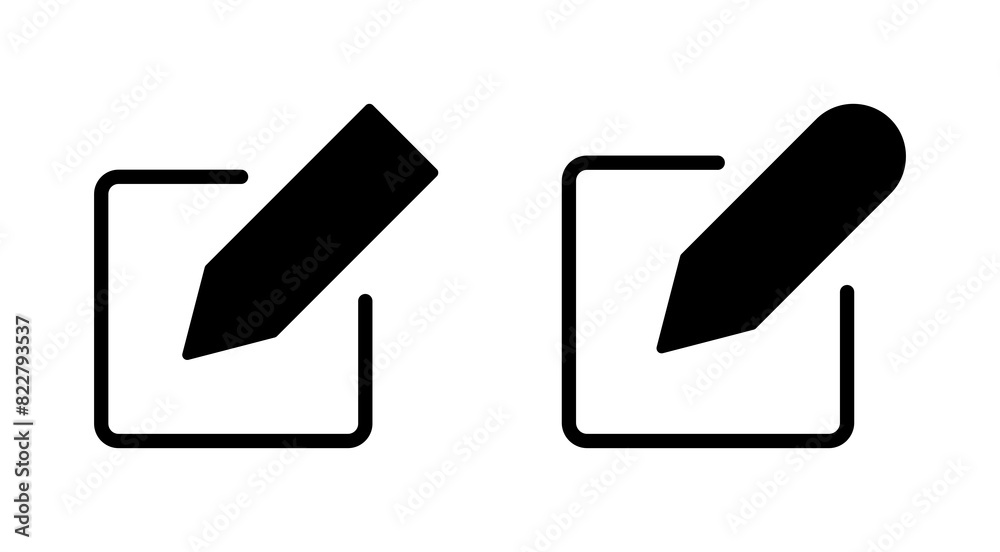 Edit icon set. edit document icon. edit text icon. pencil. sign up Edit icon set. edit document icon. edit text icon. pencil. sign up