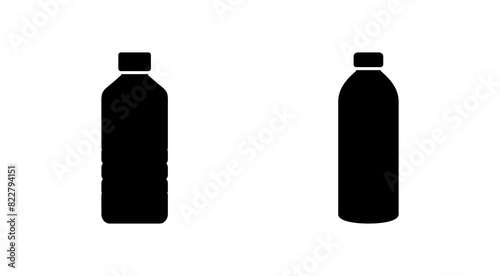 Bottle icon set. bottle vector icon