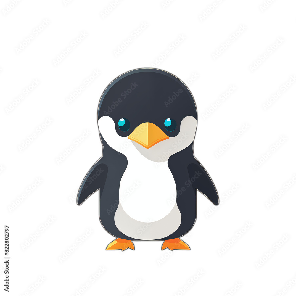 Fototapeta premium cute penguin cartoon