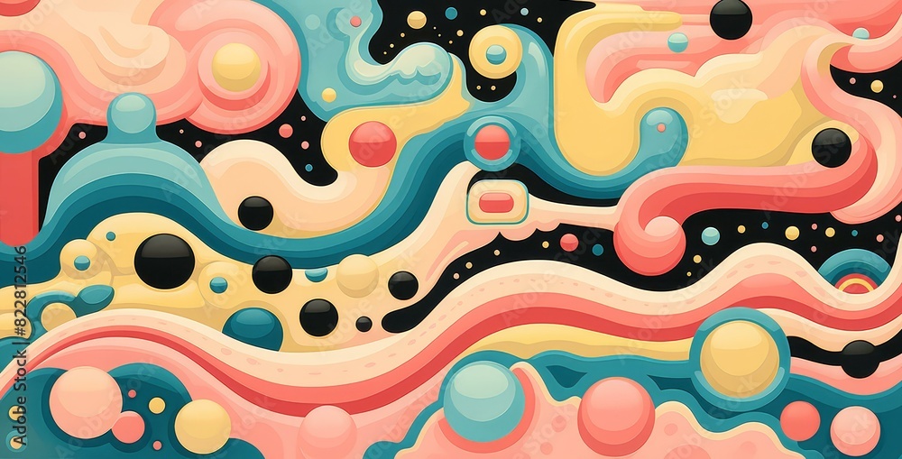 An abstract, cosmic spaceinspired background evoking the mysteries of the universe.