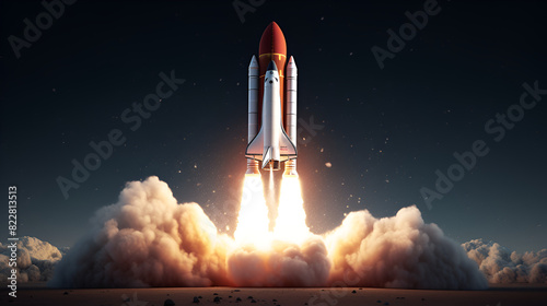 Launching space rocket background graphs and data, Space Mission Data Visualization: Rocket Launch Background Stock Images