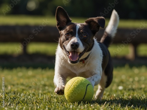 dog playing with ball © MarllonGonalves