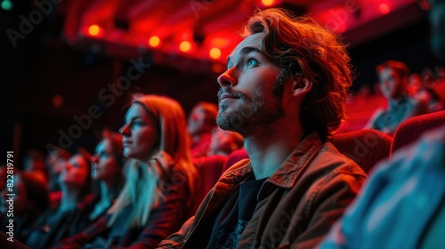 Movie Fans Immersed in Film: Enhancing the Collective Viewing Experience in Red Cinema Seats