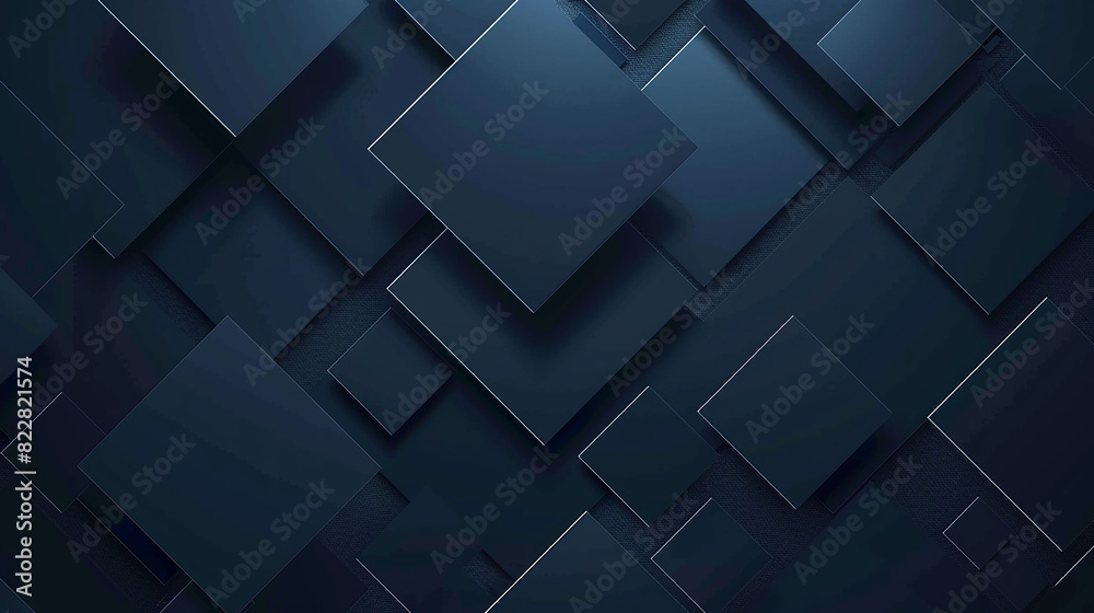 Modern dark blue squares design background Modern dark blue squares design background