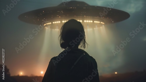 A UFO crash survivor is found alive, leading to a media frenzy and exclusive interviews detailing the extraterrestrial experience photo