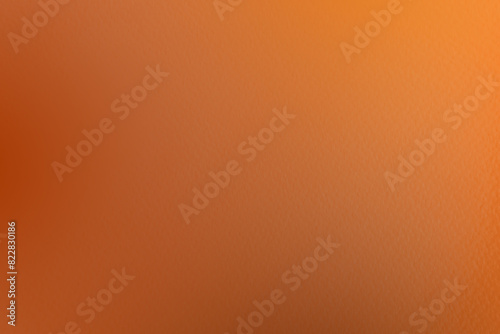 Rusty burnt dark orange color paint on environmental eco friendly watercolour blank paper texture background with space