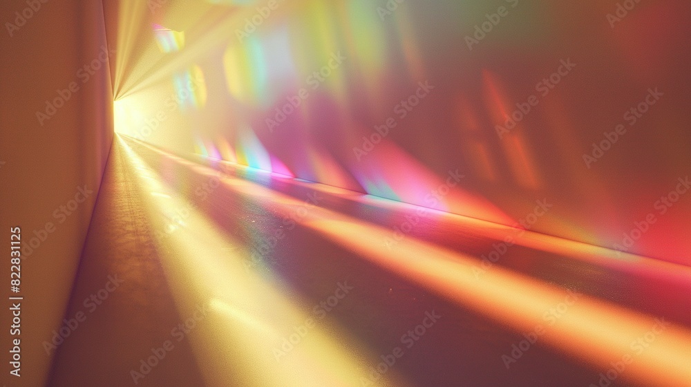 Aesthetic Caustic Light Beams: Natural Beige and Rainbow Texture Wallpaper Aesthetic Caustic Light Beams: Natural Beige and Rainbow Texture Wallpaper