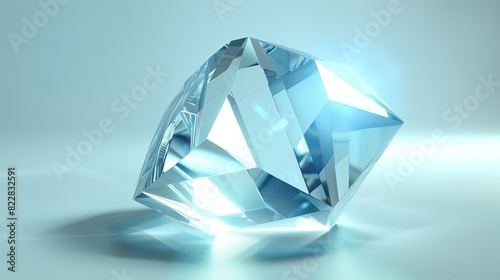 Render a shape that appears to be made up of nested diamonds  with each facet fitting neatly against the others 
