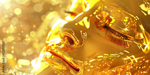 Gold Luxury Synth-Body Spa: Featuring a spa where individuals can undergo treatments to enhance their synthetic bodies and relax in luxury