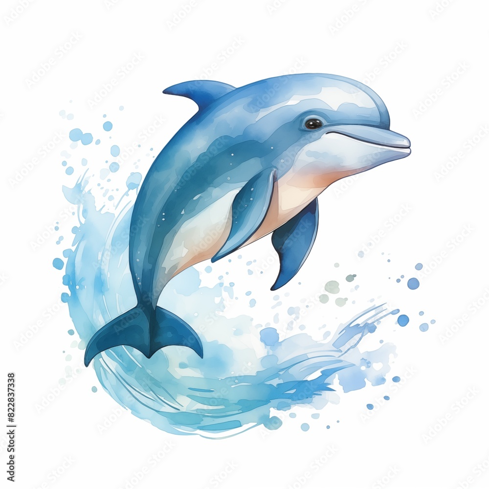 Obraz premium dolphin jumping out of water