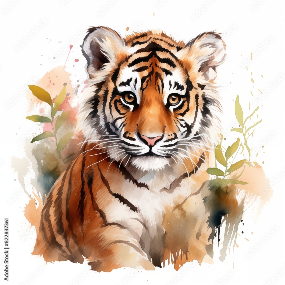 tiger in the forest tiger in the forest