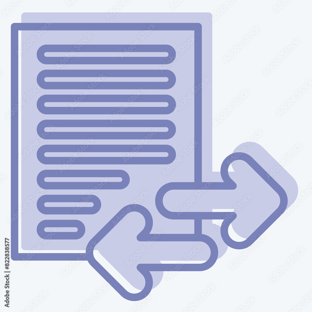 Icon Transfer. related to Button Download symbol. two tone style. simple design illustration Icon Transfer. related to Button Download symbol. two tone style. simple design illustration