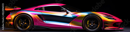 Studio-lit ambiance captures the essence of the high-performance vehicle's customized intake manifold © Tatiana