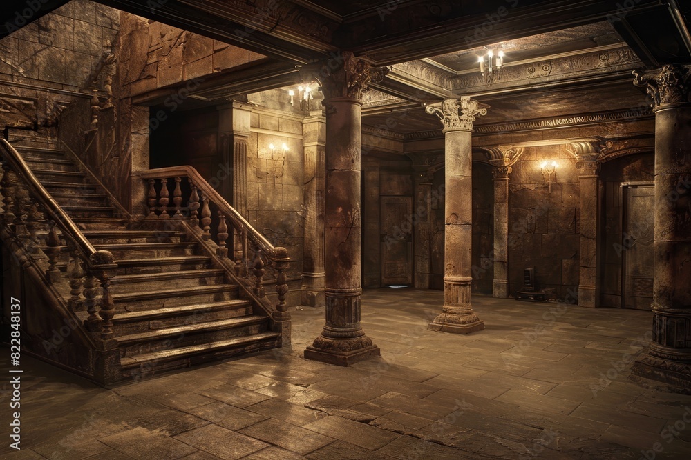 Classical Basement Interior Classical Basement Interior