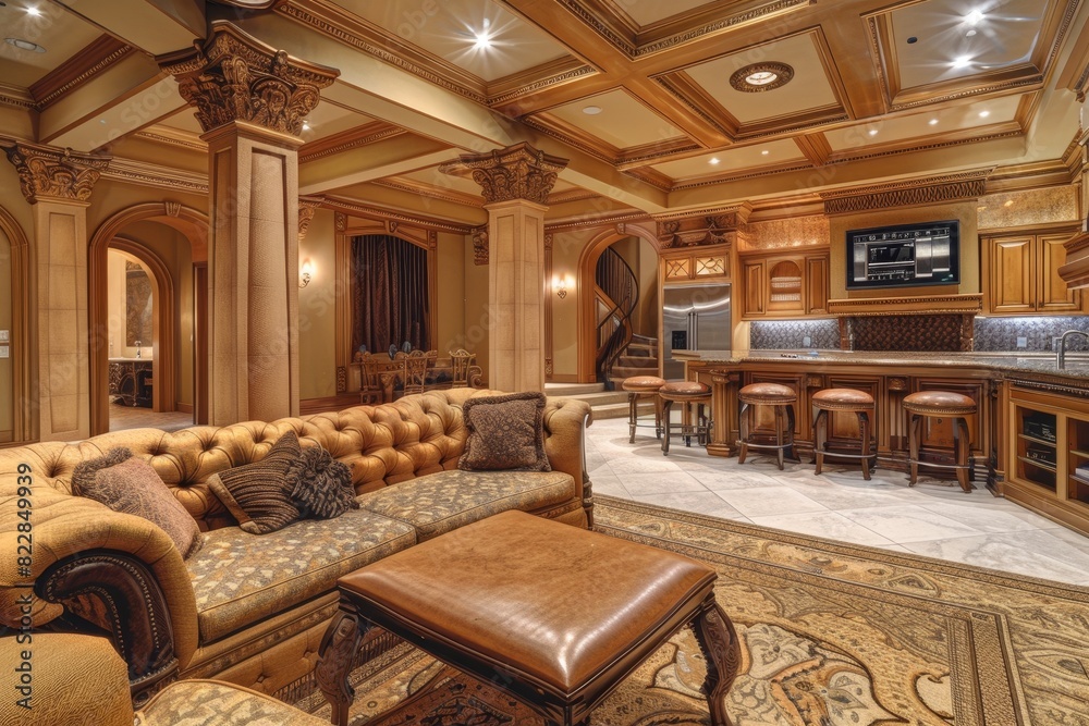 Classical Basement Interior Classical Basement Interior