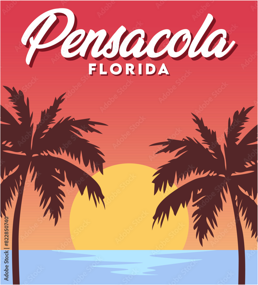 Pensacola beach florida with beautiful views