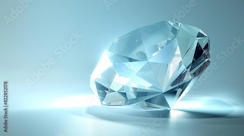 Render a shape that appears to be made up of nested diamonds  with each facet fitting neatly against the others 