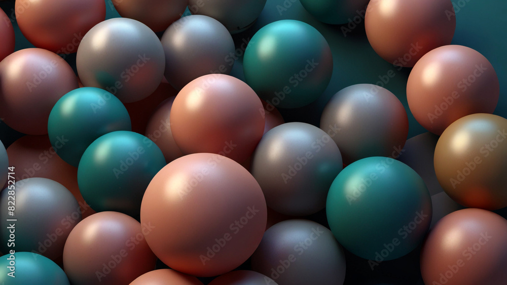 Modern 3d background with minimalist spheres Modern 3d background with minimalist spheres